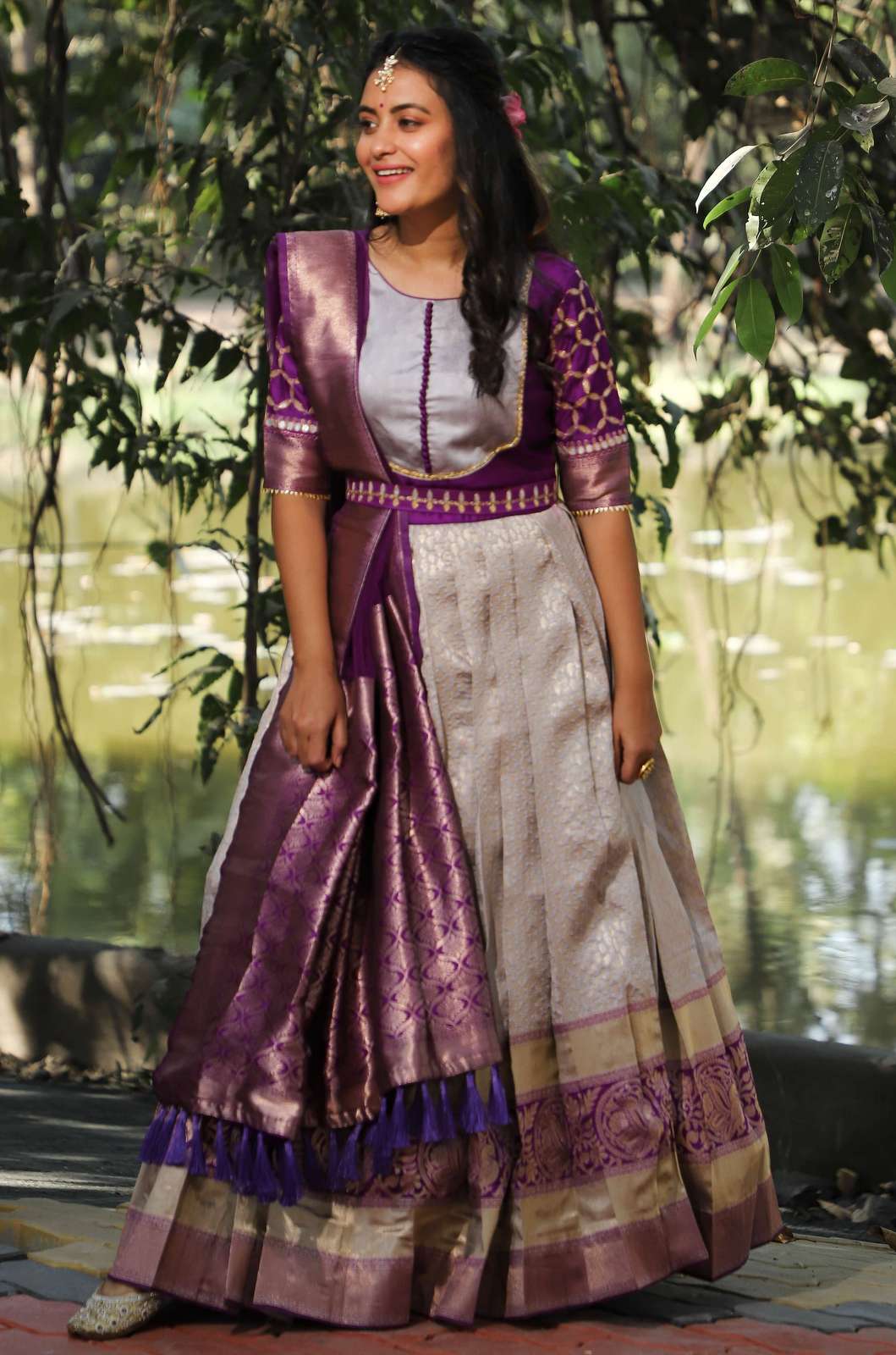 Fancy Saree Dress Design for Wedding